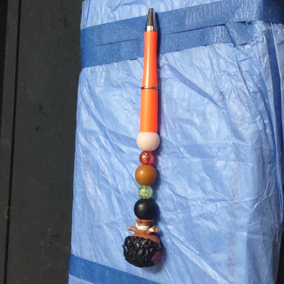 HOMEMADE DISNEY DOORABLES BABY MOANA (MOANA) BEADED PEN REMOVABLE TOPPER - Picture 7 of 7